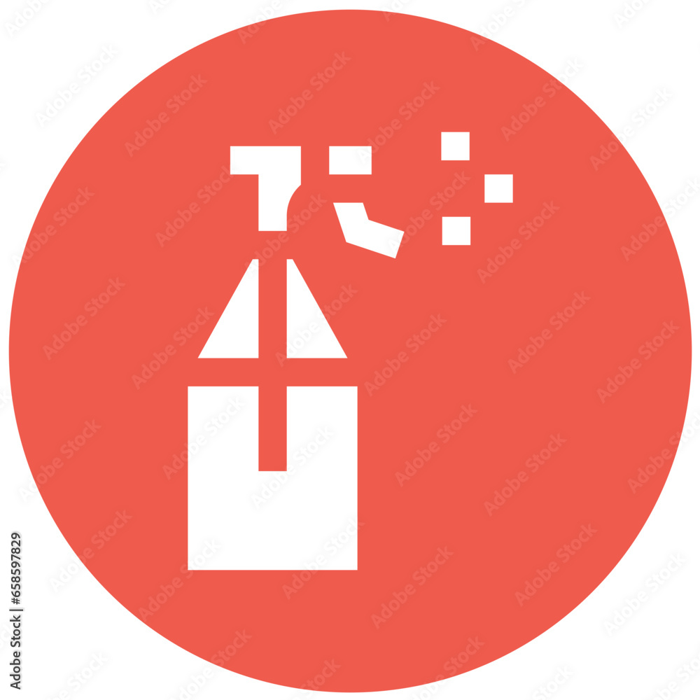 Fototapeta premium Spray bottle Vector Icon Design Illustration