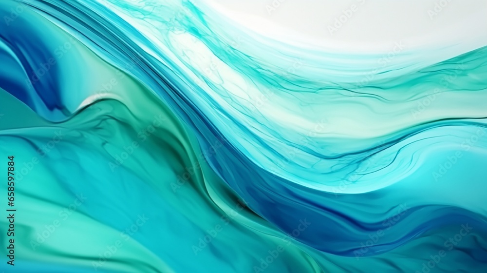 Abstract art teal blue green gradient paint background with liquid fluid grunge texture in concept winter, ocean Abstract art teal blue green gradient paint background with liquid fluid grunge texture in concept winter, ocean