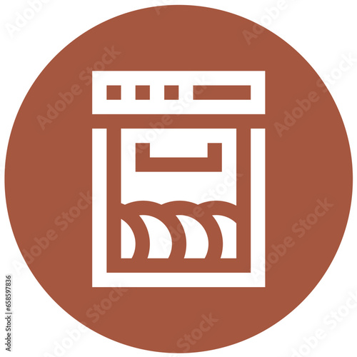 Dishwashing Vector Icon Design Illustration