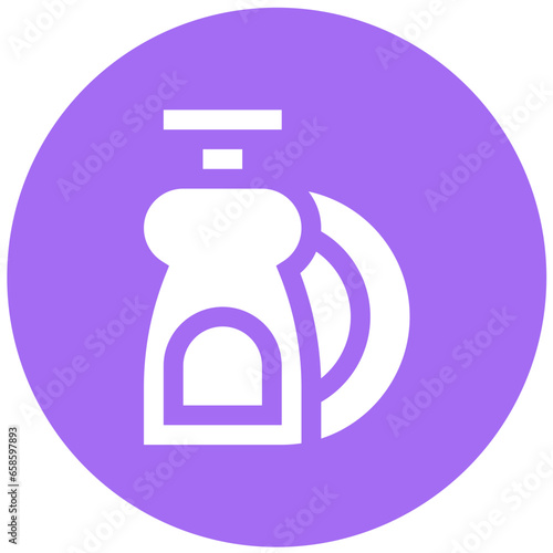 Dish washing Vector Icon Design Illustration