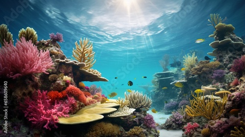 Coral reefs at risk: Pollution's impact on these vibrant ecosystems. 