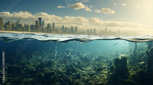 Explore the impact of rising sea levels on coastal ecosystems.  © Muzamil