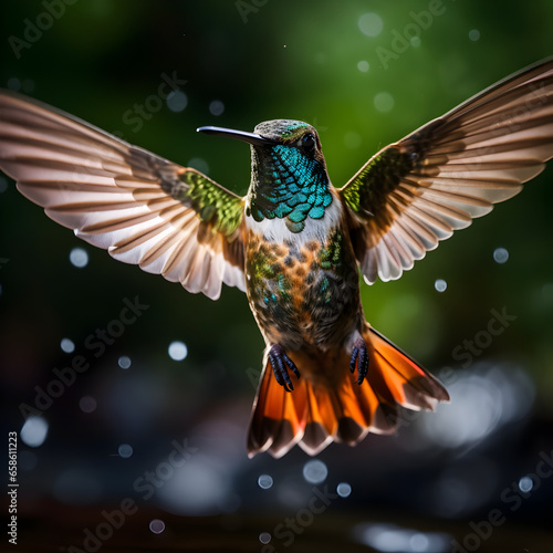 hummingbird in flight © c