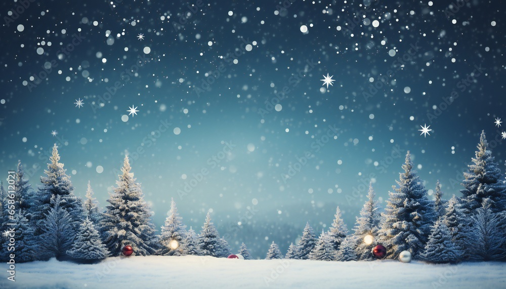 winter landscape with fir trees winter landscape with fir trees
