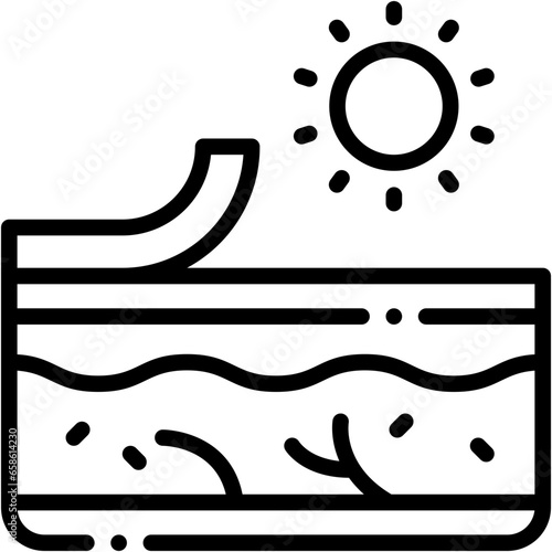 Vector Icon Day, Light, Dermatology, Sun, Epidermis, Healthcare