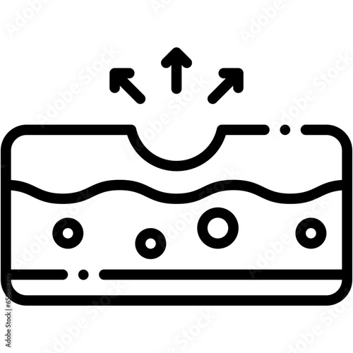 Vector Icon Hole, Skincare, Dermatology, Beauty, Health Care, Medical