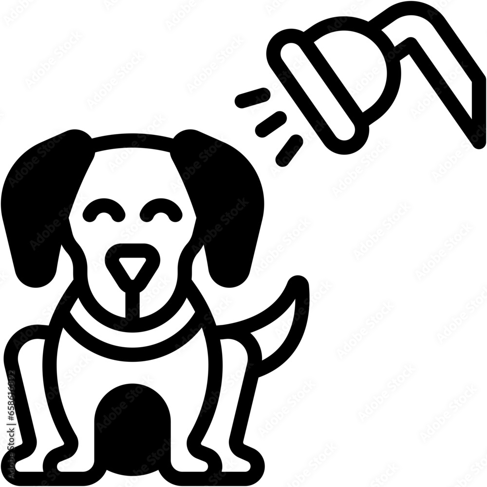 Vector Icon Shower, Bathing, Hygiene, Cleaning, Dog, Care Vector Icon Shower, Bathing, Hygiene, Cleaning, Dog, Care