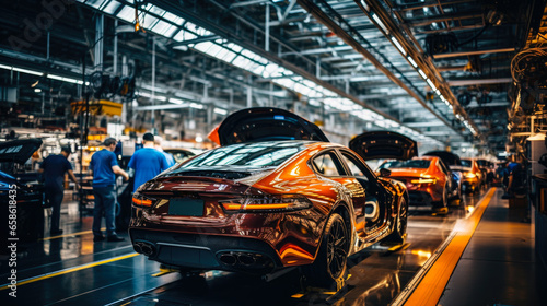 Automotive Assembly Line: Modern Car Production