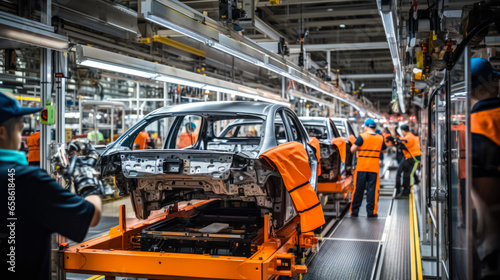 Efficient Car Manufacturing: Tools and Machinery Layout
