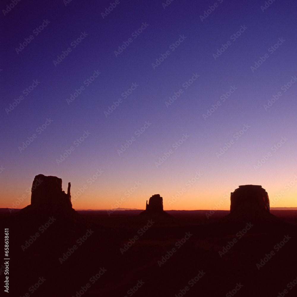 Monument Valley sunset view landscape