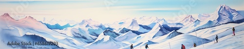 winter landscape in the mountains © W&S Stock