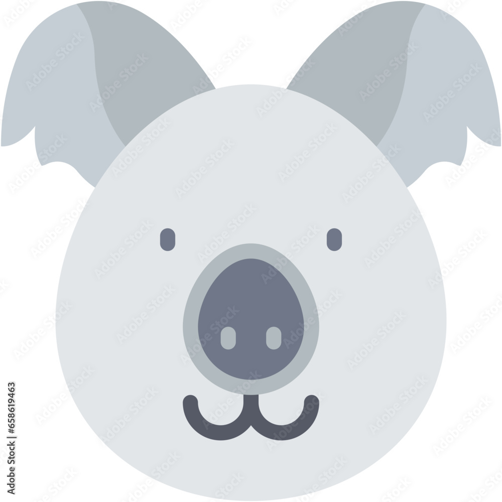 Vector Icon Koala, Mammal, Animal, Wildlife, Animal Kingdom, Zoo Vector Icon Koala, Mammal, Animal, Wildlife, Animal Kingdom, Zoo