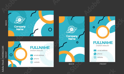 Green Business Card Template