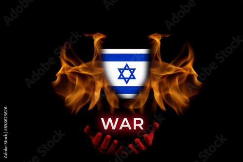 Tableau sur toile Palestine Israel war