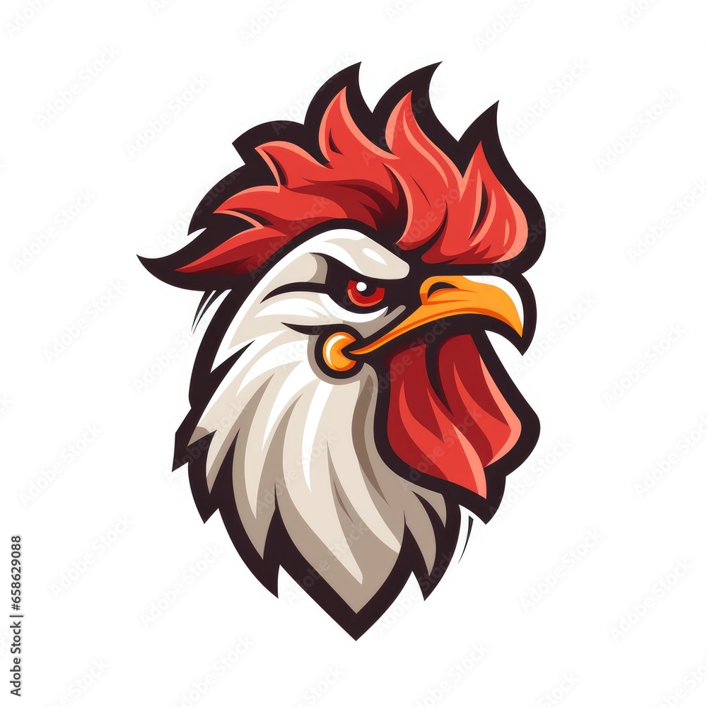 Obraz premium Logo chicken, AI generated Image