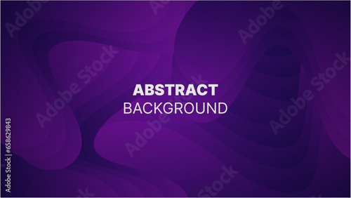 Purple Fluid Abstract gradient background. Minimal modern design. Vector illustration.