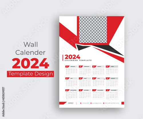 Calendar Design Templates 2024 photo