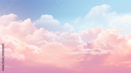 clouds are pastel gradient abstract sky background