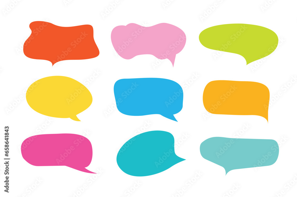 Set of callout, speech bubbles, chats, elements icons, vector illustration. Set of callout, speech bubbles, chats, elements icons, vector illustration.