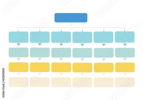 Infographic, Flowchart, Workflow, diagram, organization chart, vector illustration.
