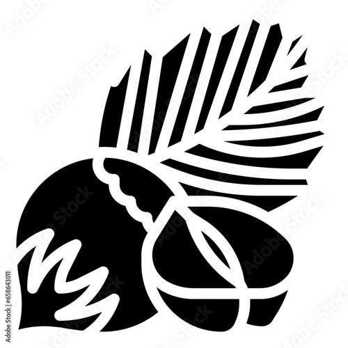 hazelnut filled outline icon,linear,outline,graphic,illustration