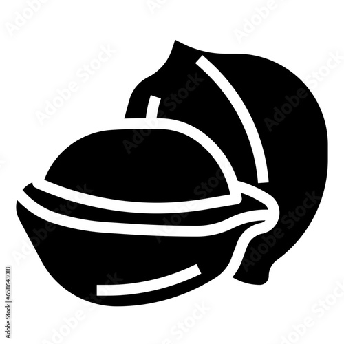 macadamia filled outline icon,linear,outline,graphic,illustration