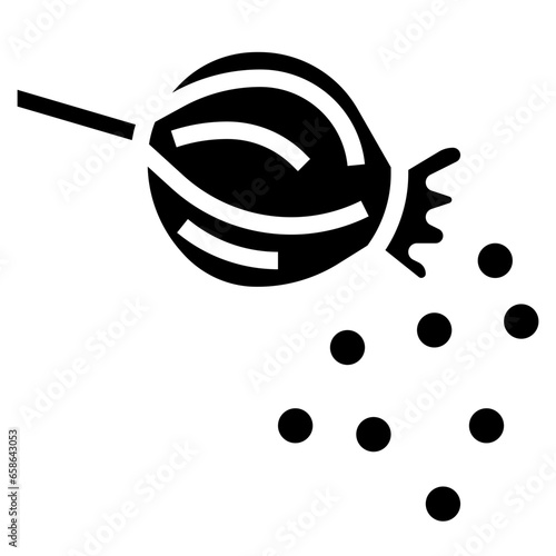 poppy seeds filled outline icon,linear,outline,graphic,illustration