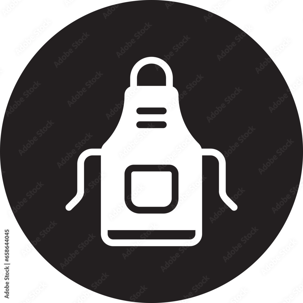 apron glyph icon apron glyph icon