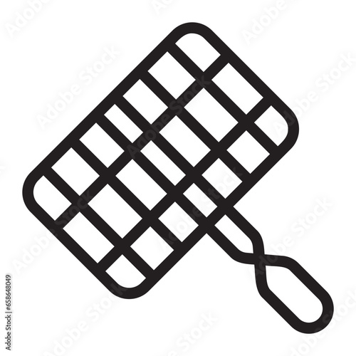 grill glyph icon