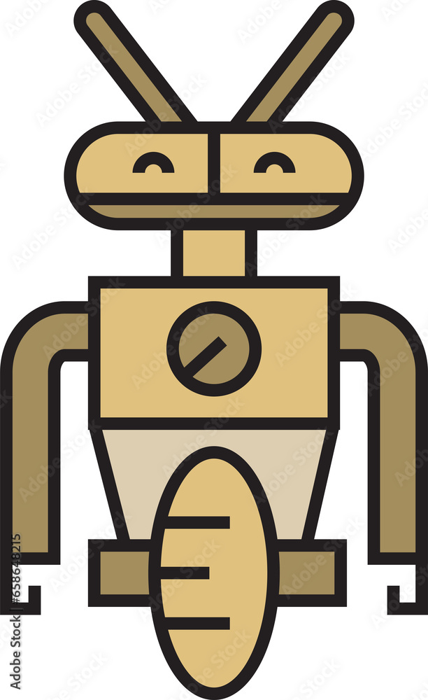 Humanoid Robot Icon