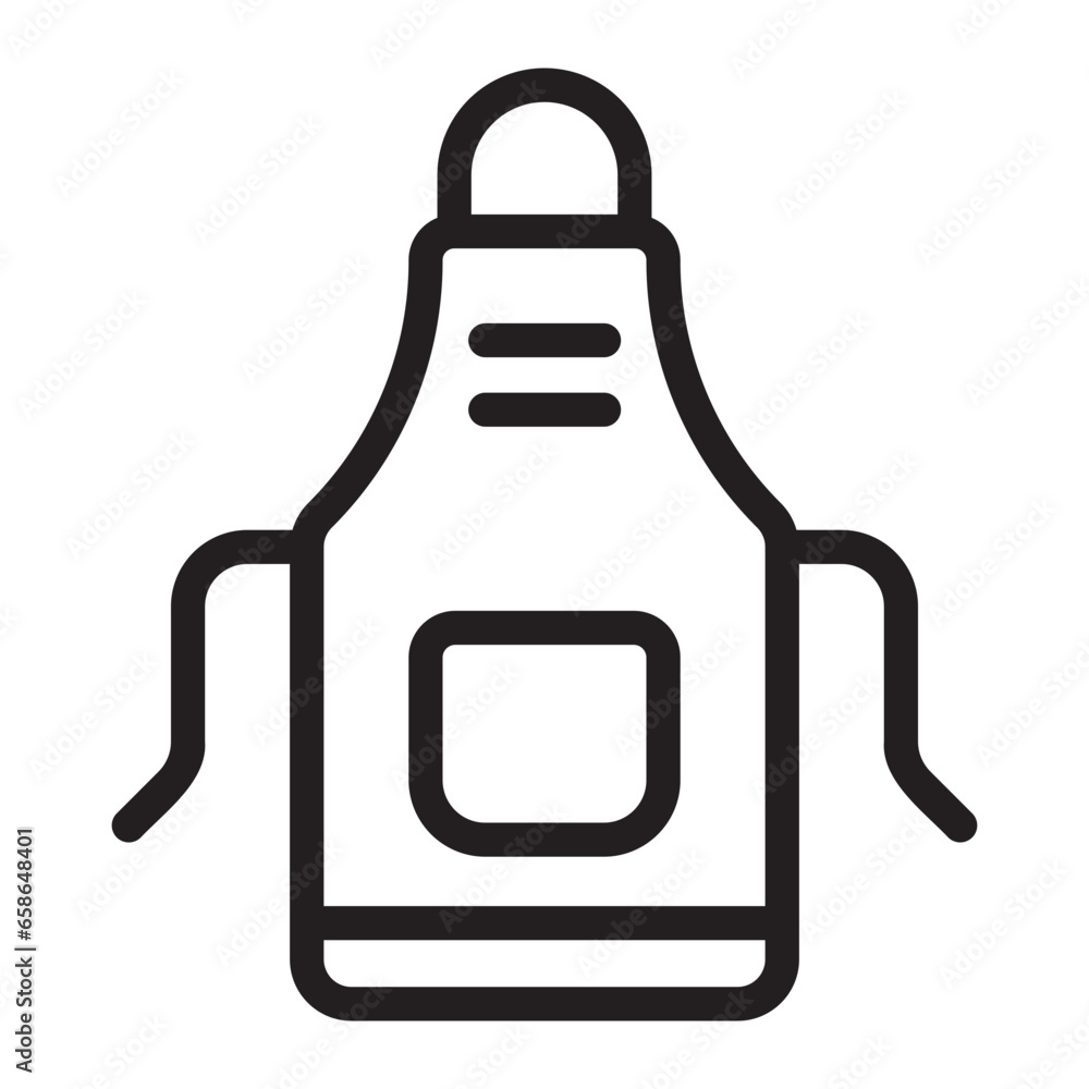 apron line icon apron line icon