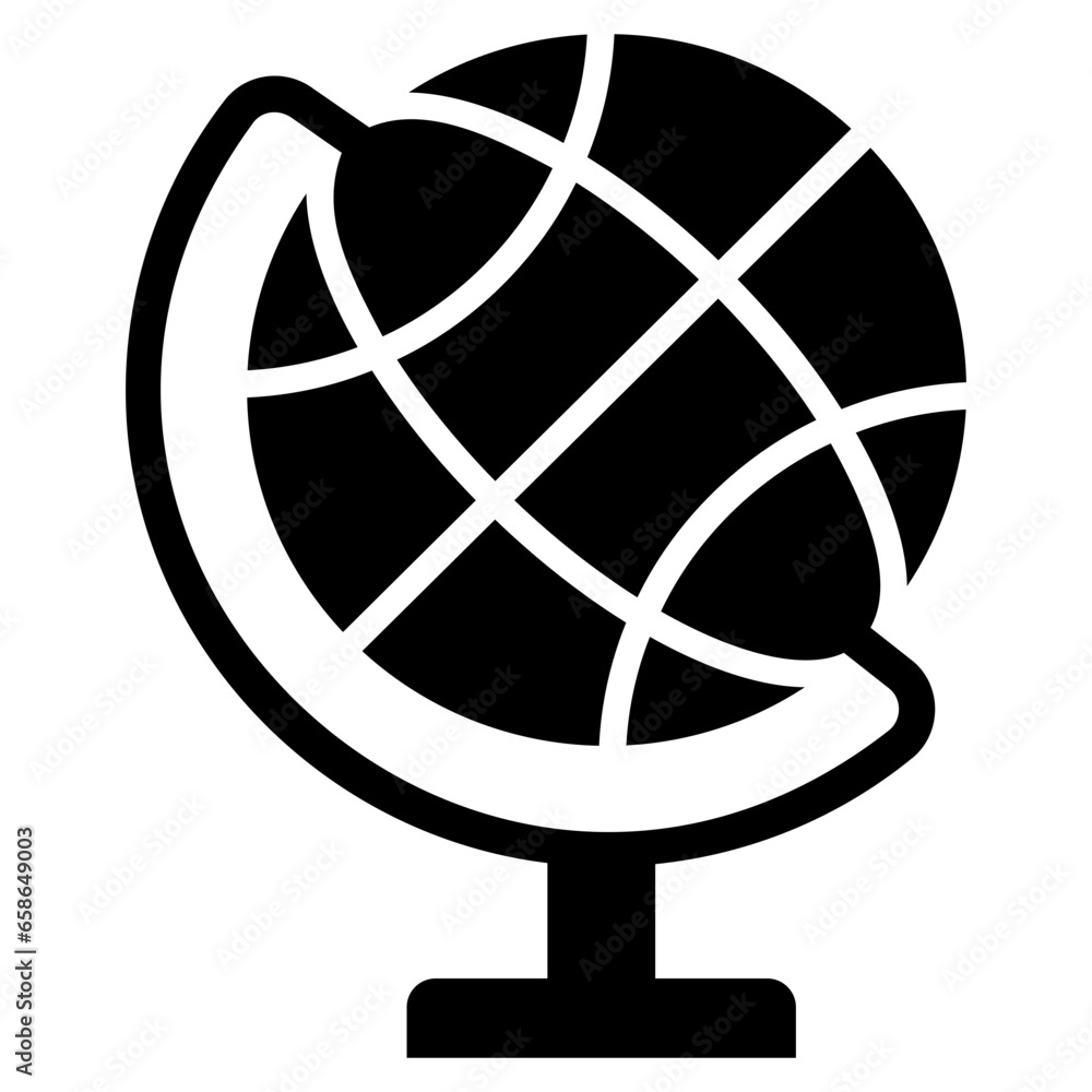 globe glyph icon globe glyph icon
