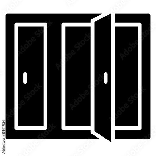 locker room glyph icon