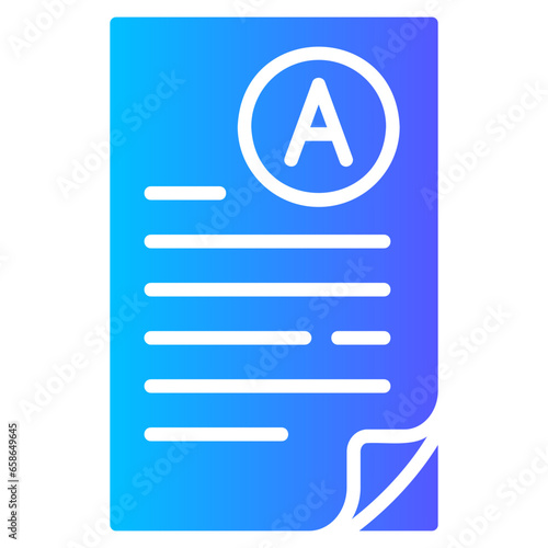 grading gradient icon