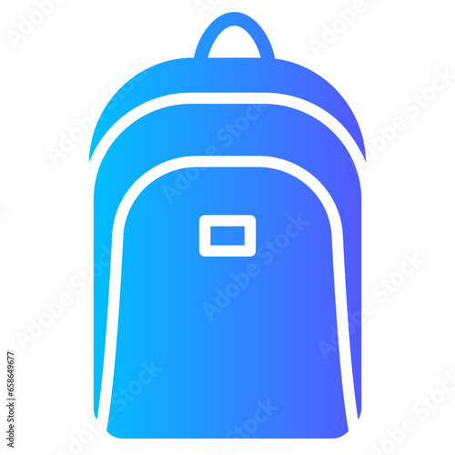 bagpack gradient icon