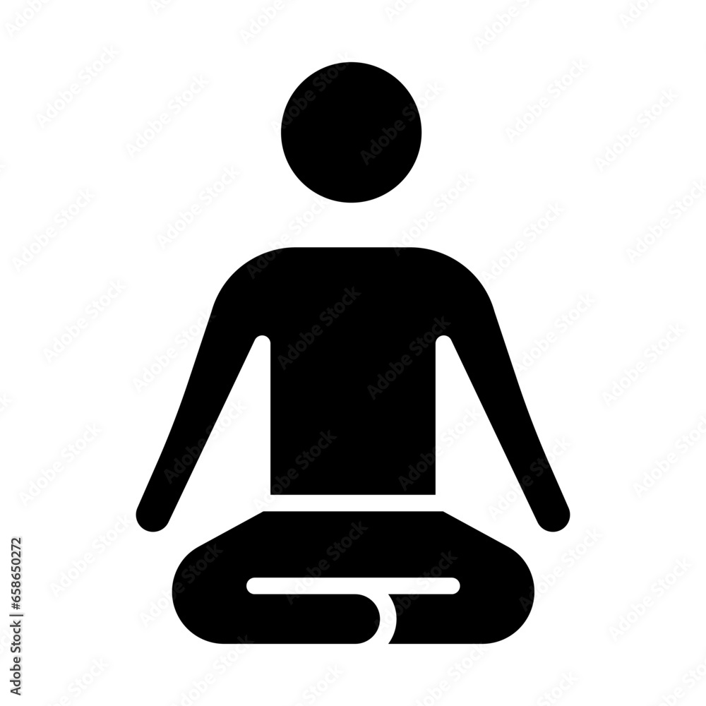Yogi In Lotus glyph vector icon isolated. Yogi In Lotus stock vector icon for web, mobile app and ui design Yogi In Lotus glyph vector icon isolated. Yogi In Lotus stock vector icon for web, mobile app and ui design