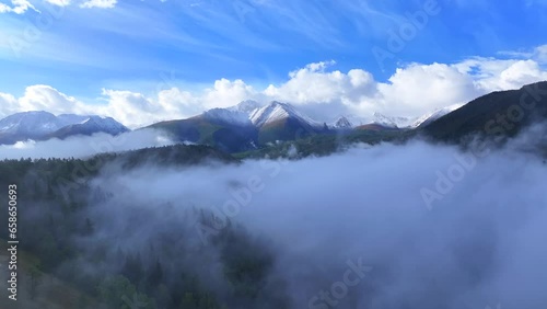 Wallpaper Mural Snow-capped mountains Torontodigital.ca