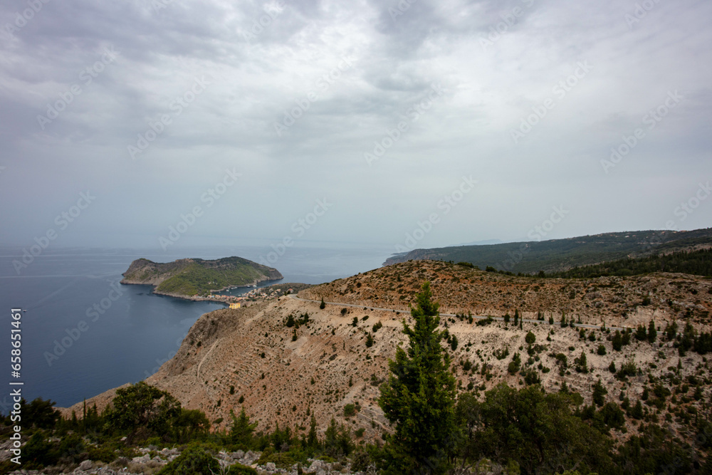 View To Fiscardo Kefalonia Greece