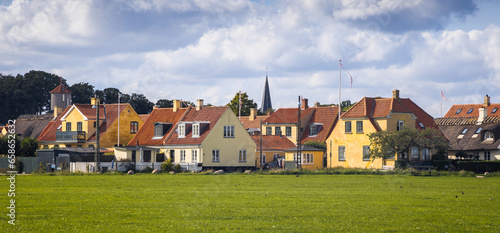 Canvas Print Colorful Houses in Dragor, Denmark