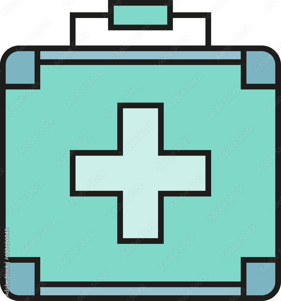 Fototapeta premium First Aid Kit Icon 
