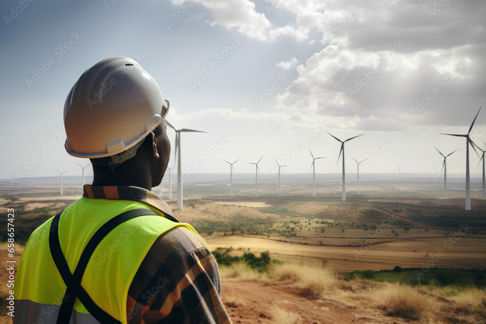 Fototapeta premium Working together for a sustainable future