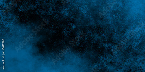 Blue sky with black background and blurred pattern background. Abstract watercolor Blue and black gradient background. Two-color gradient. Modern social media post background