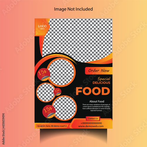 Editable flyer design. Promote your business with our 
printable  flyer. You can use this flyer for social median and ad.