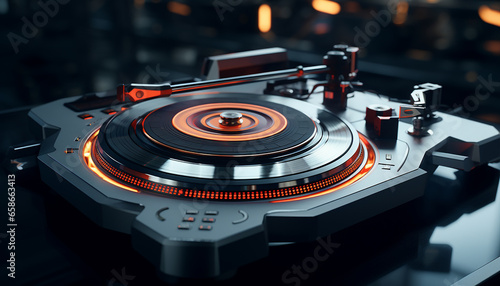 Futuristic turntable