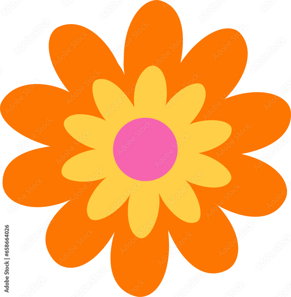 Bright Colorful Flower Bright Colorful Flower