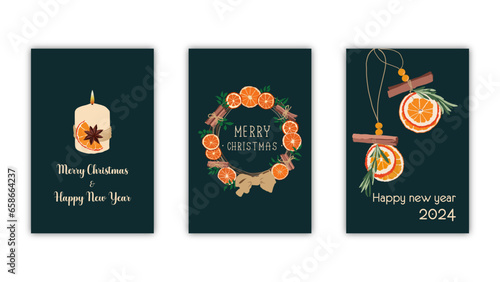 Photos Christmas cards, happy new year 2024, holliday gifts, wish you merry Christmas