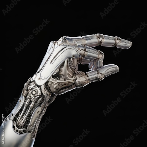Robot Hand Showing Gestures © cherezoff