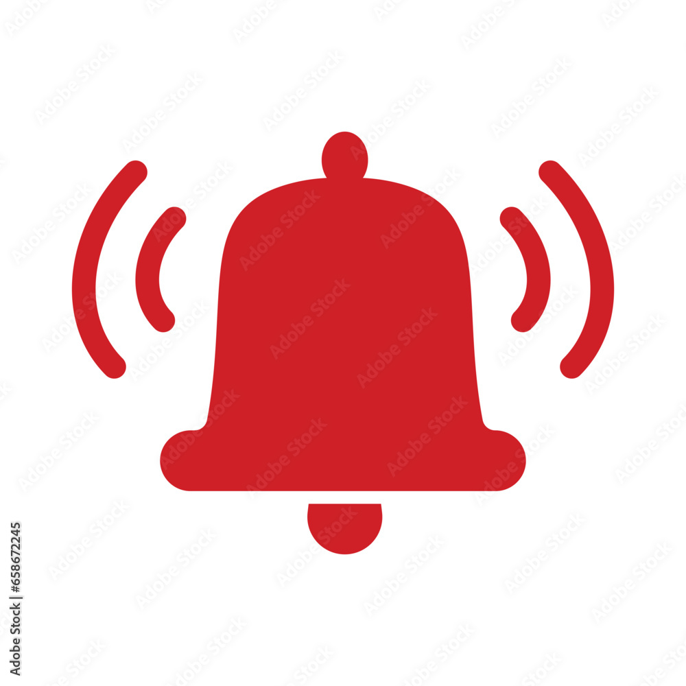 Bell icon vector on trendy style for design and print. Bell icon vector on trendy style for design and print.