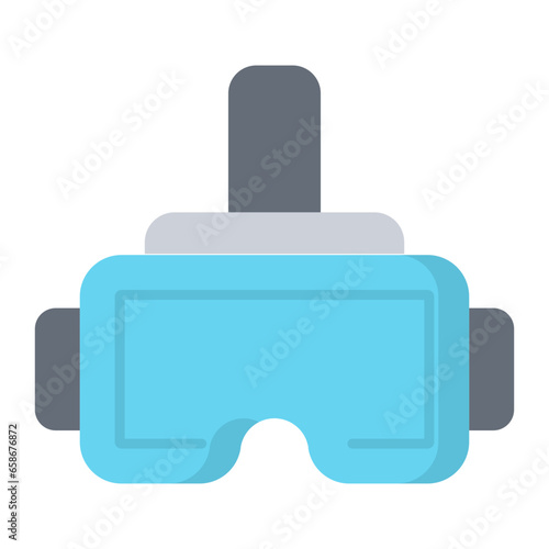 VR Glasess Flat Icon