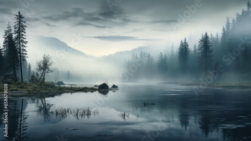 Lake in the Mist
